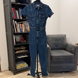 Good American Fit For Success Denim Jumpsuit